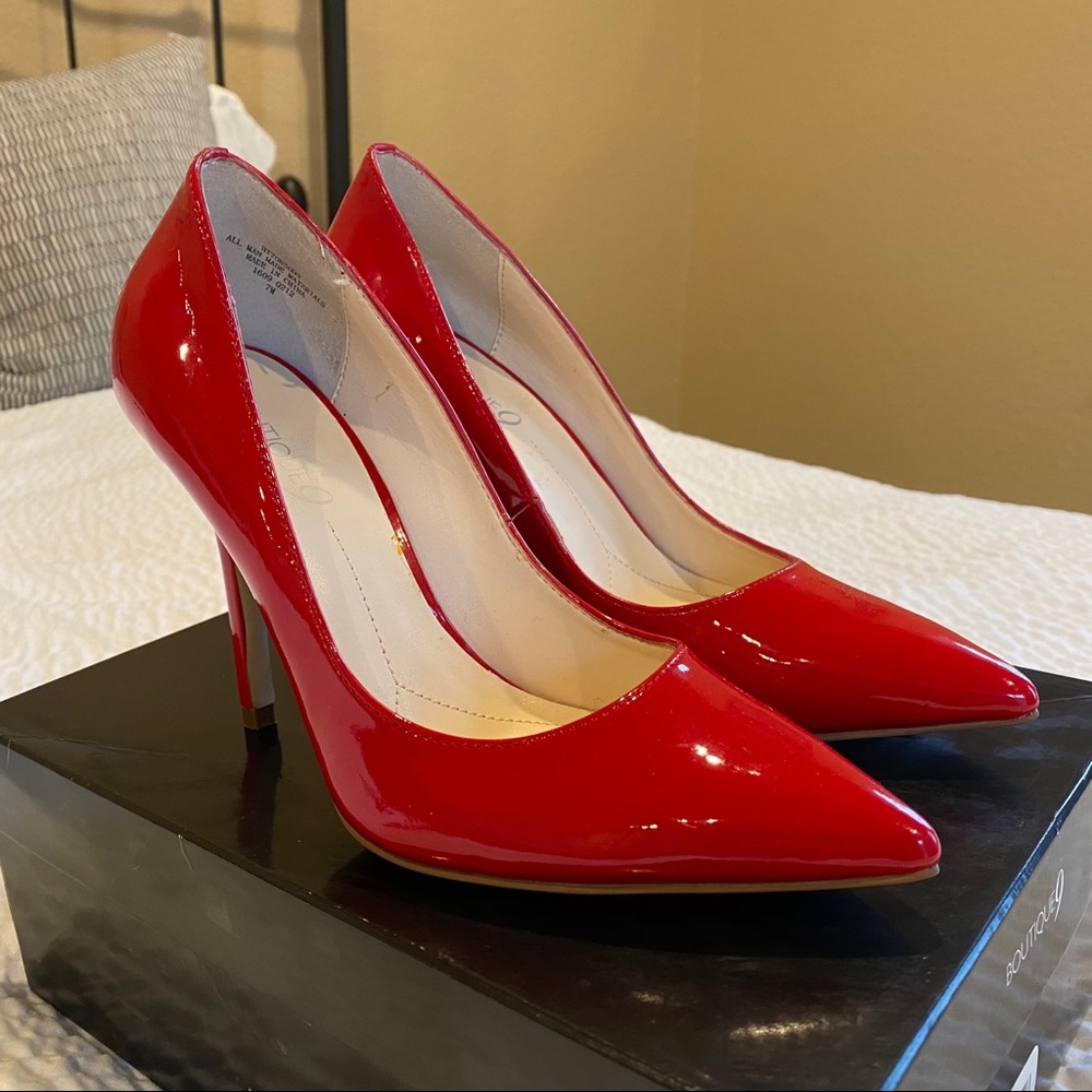 Boutique 9 high heels, red, size 7, worn once